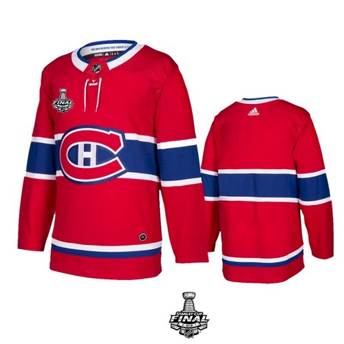Men's Montreal Canadiens Blank 2021 Red Stanley Cup Final Stitched NHL Jersey